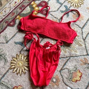 Wild Fable Vibrant Red Bikini